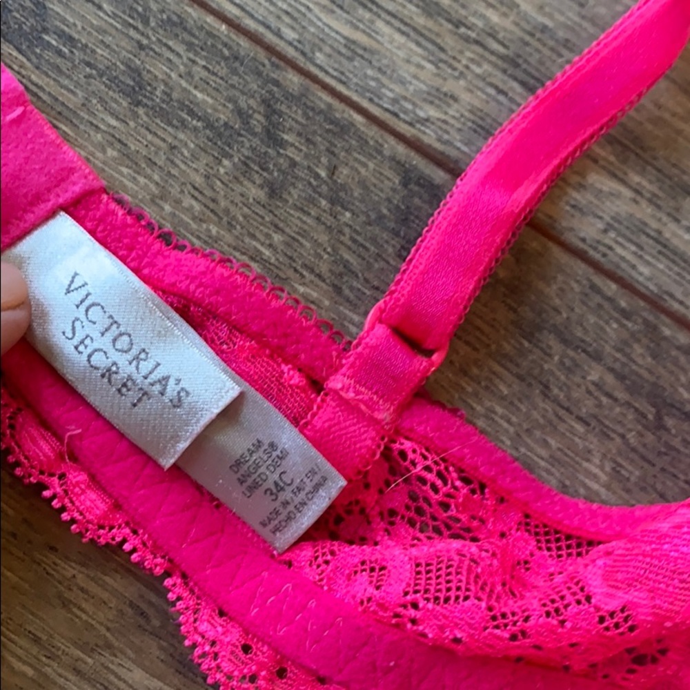 Dream Angels Demi Lined Pink Bra - Picture 5 of 5